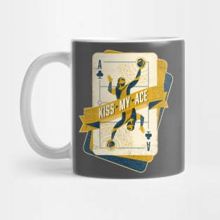 Kiss My Ace (of Clubs) | Volleyball Mug